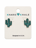Cactus earring set