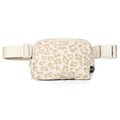 Leopard Print Beige Fanny Pack
