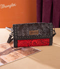 Red Tooled Wrangler wallet