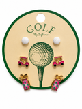 Golf earring set
