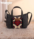Black Tooled Wrangler Purse