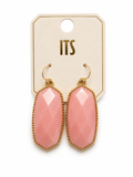 Coral dangle earrings