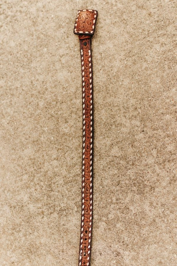 Leather Tooled belt