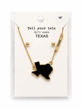 Black Texas necklace set