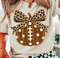 Football Pumpkin Polka Dots