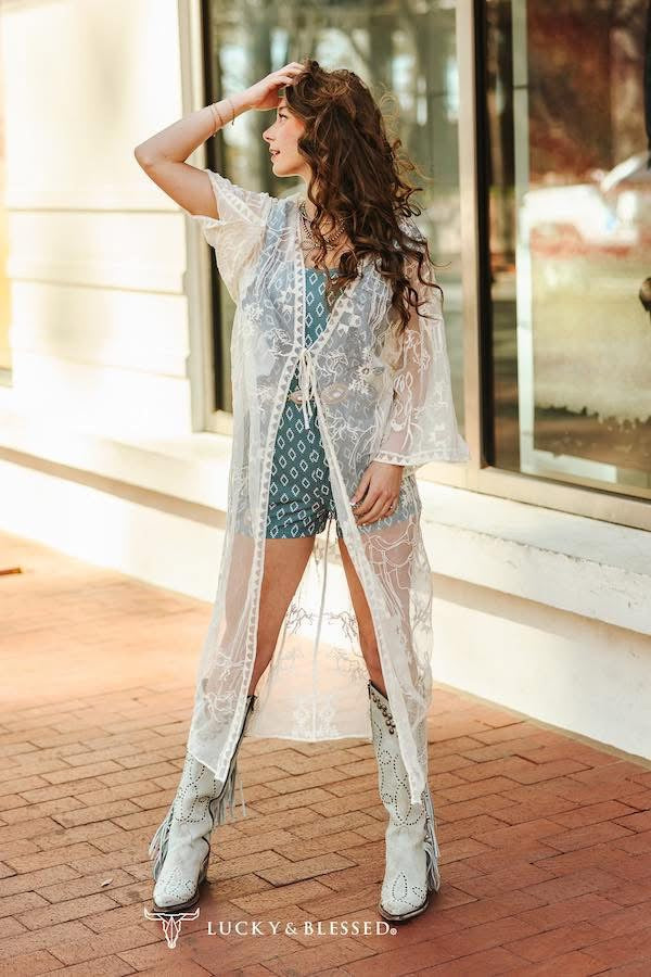 Lace Me Up Duster