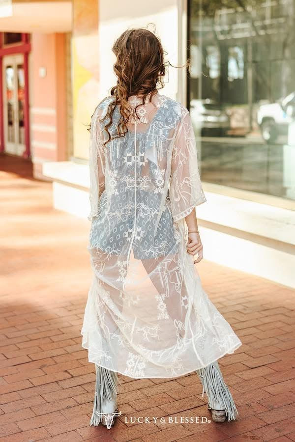 Lace Me Up Duster