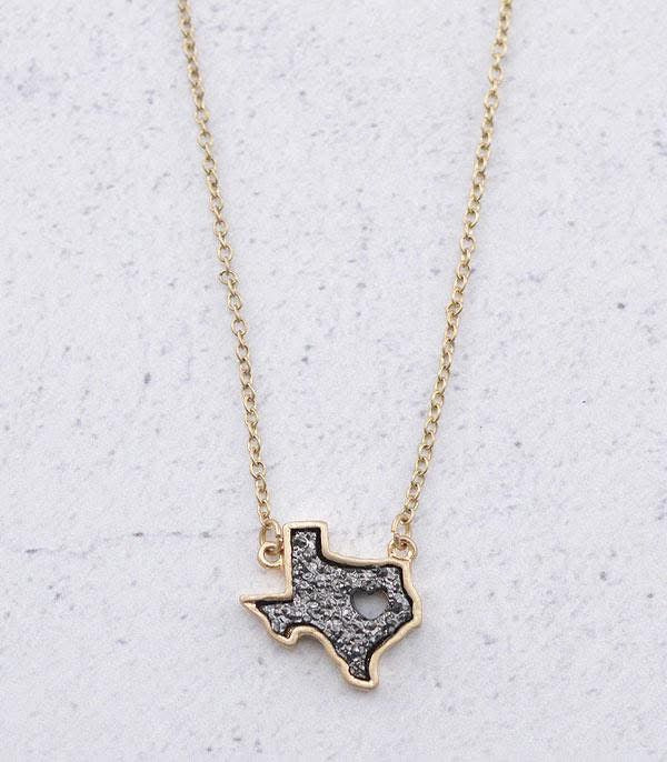 Silver Texas Necklace
