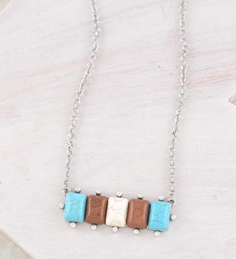 Marble mix necklace