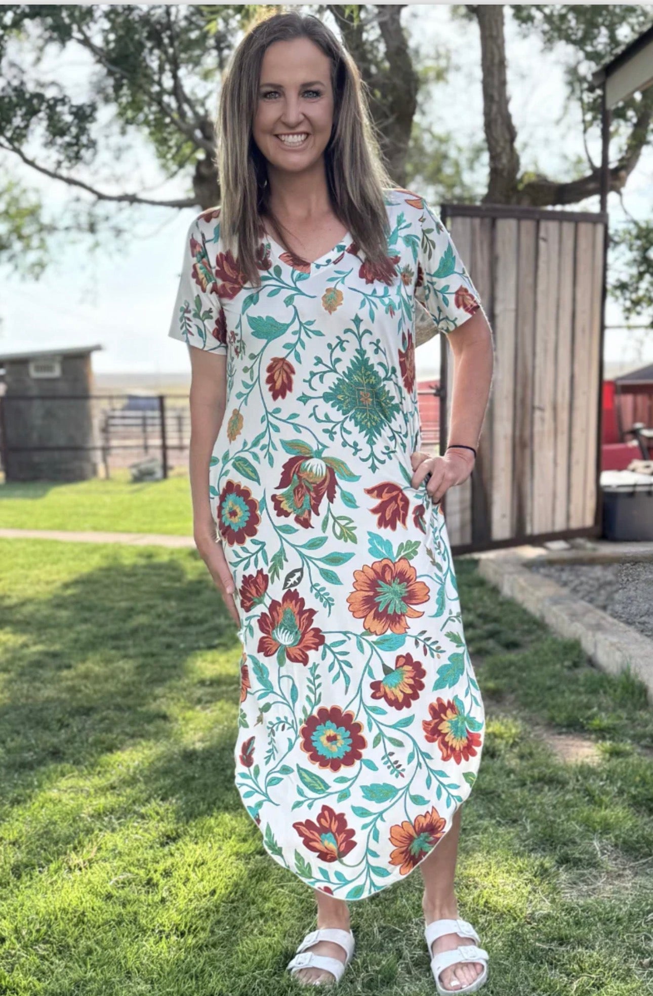 Golden Prairie Maxi Dress