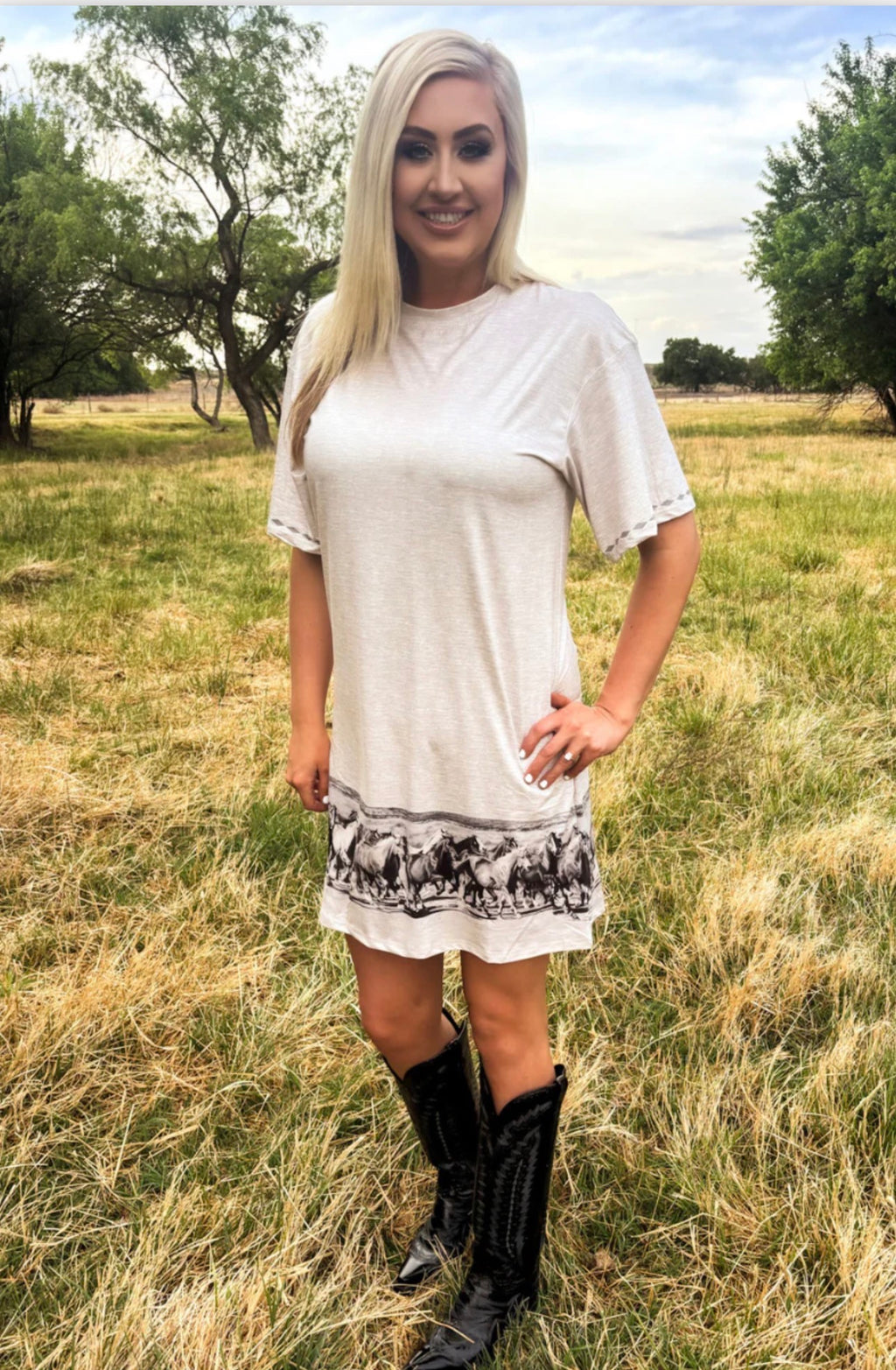 Silver Spur T-Shirt Dress
